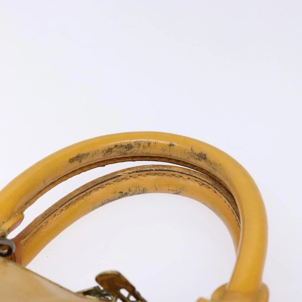 LOUIS VUITTON Epi Alma Hand Bag Yellow M52149 LV Auth BA5218 - Picture 9 of 16